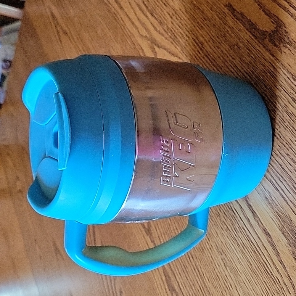 Bubba Keg 52 Ounce Insulated Blue & Chrome Big Travel Mug with Handle Hot/Cold